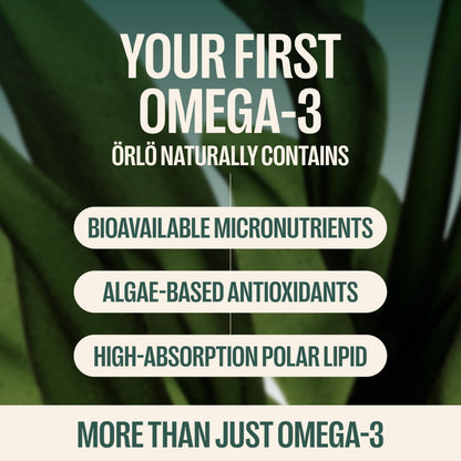 Orlo DHA Supplement 1000mg - 3X Absorption Natural Icelandic Nordic Omega 3 DHA & EPA for Brain & Eye Support – Vegan Fish Oil Alternative, No Fishy Aftertaste, 60 Easy-to-Swallow Mini Softgels OrloBuy Supplements Australia