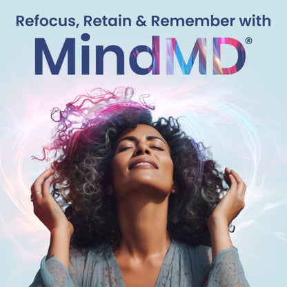1MD Nutrition MindMD - Brain Supplement for Memory and Focus - Bacopa Monnieri for Nootropic Brain Support - Brain Health Supplement for Adults - with Vitamin B6 & Green Tea Extract - 60 Caps 1MD NutritionBuy Supplements Australia