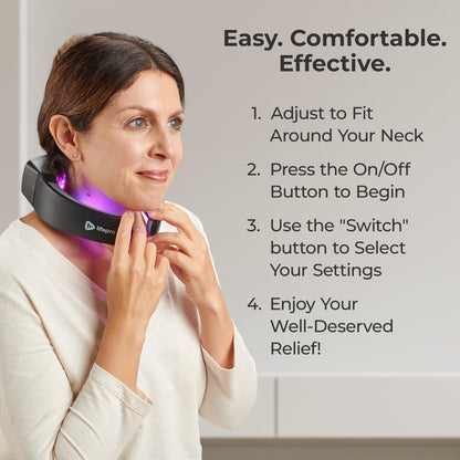Lifepro Red Light Therapy for Neck - Compact & Rechargeable Red Light Therapy Device- On-The-Go LifeProBuy Supplements Australia