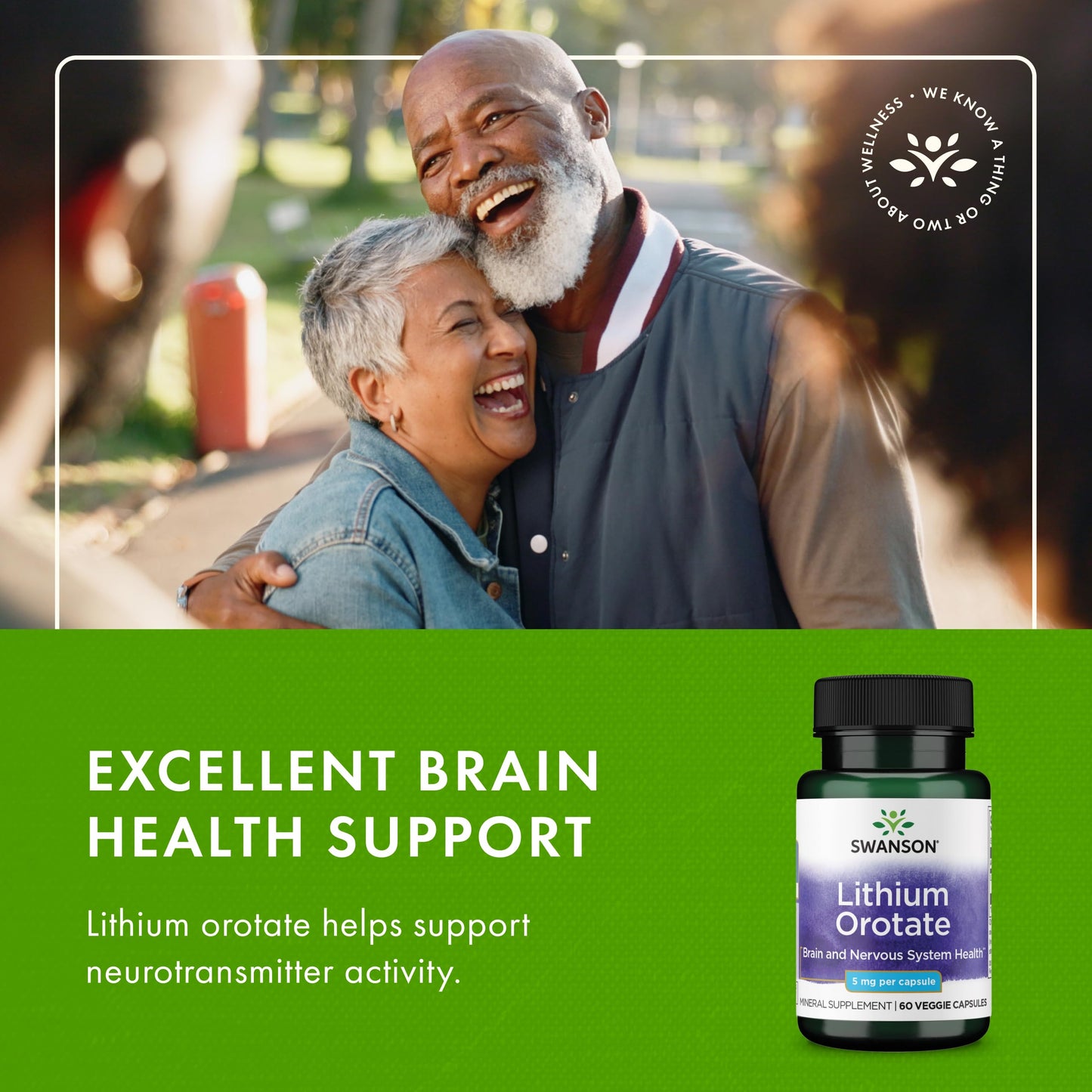 Swanson Lithium Orotate Mood and Memory Support Supplement for Stress-Prone Adults Seeking Emotional Wellness