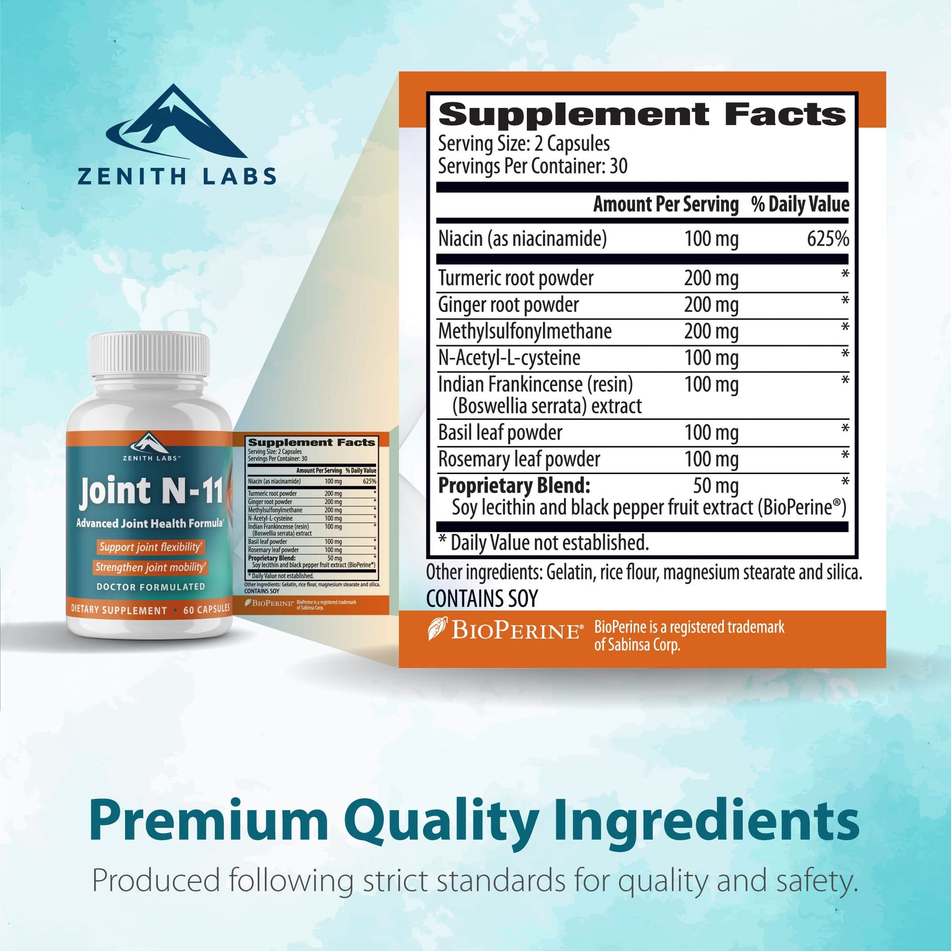 Zenith Labs Joint N-11 Joint Health Supplement Zenith LabsBuy Supplements Australia