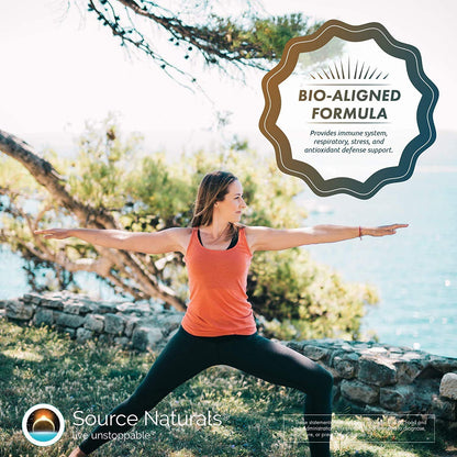 Source Naturals Wellness Formula Bio-Aligned Vitamins & Herbal Defense - Immune System Support Supplement & Immunity Booster - 45 Tablets Source NaturalsBuy Supplements Australia