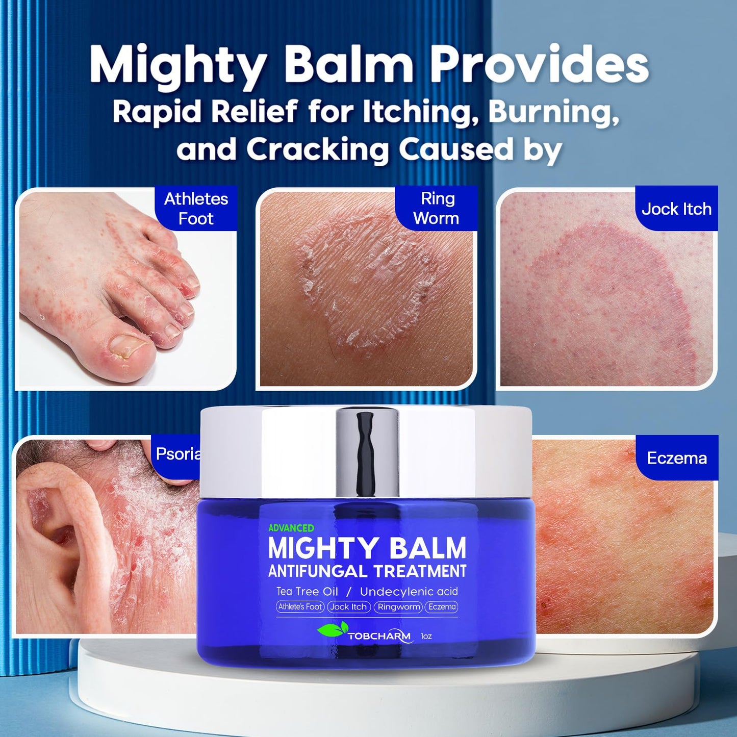 Tobcharm Antifungal Cream, Antifungal Cream for Skin, Ringworm Treatment for Humans TobcharmBuy Supplements Australia