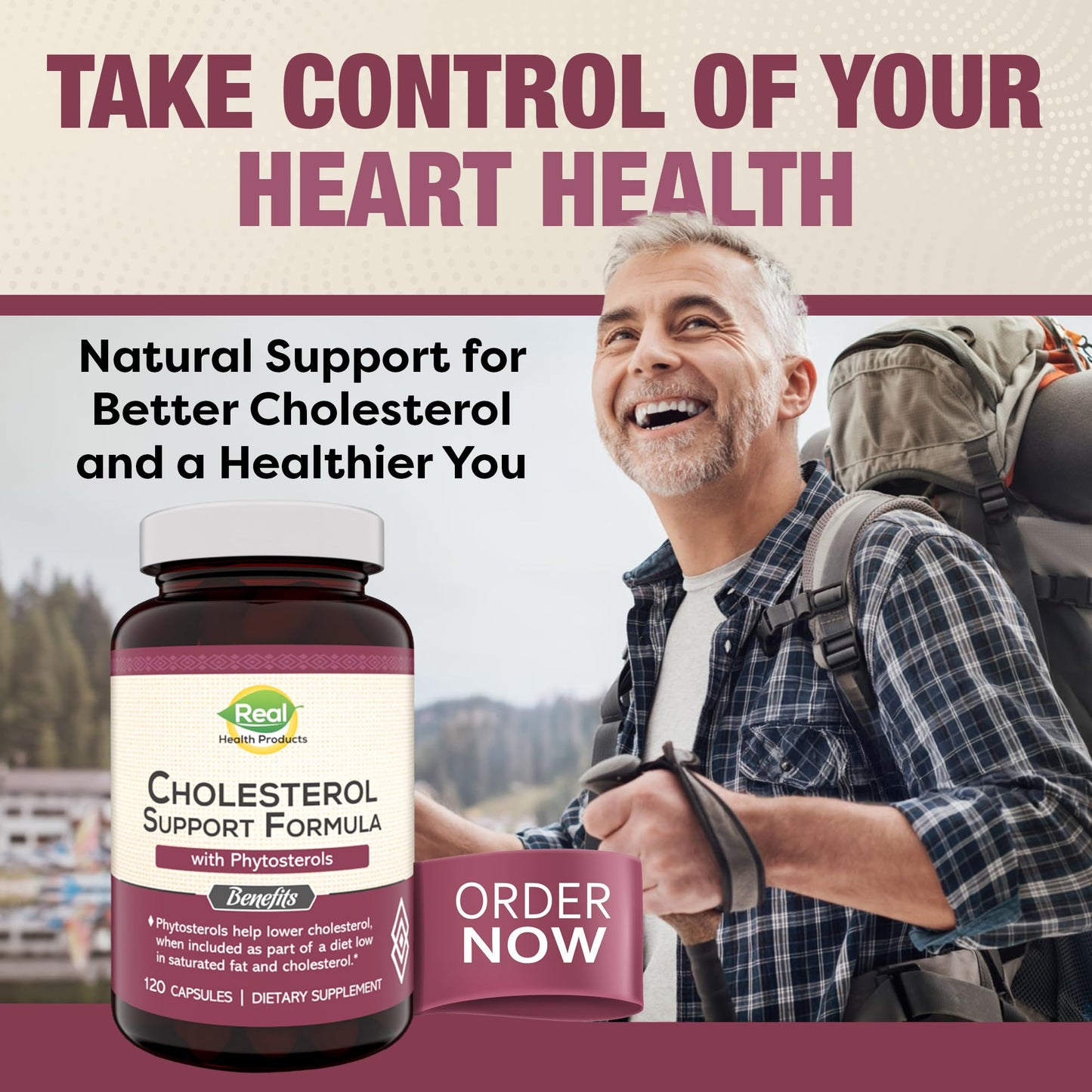 Advanced Cholesterol Health Complex with Plant Sterols. Cholesterol & Lipid Support Supplement for Healthy Heart & Cholesterol Levels for Men & Women. 120 Capsules RHPBuy Supplements Australia