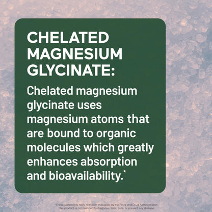 Smarter Nutrition Magnesium Complex - Chelated Magnesium Glycinate with Citrate, Malate and L-Theanine for Sleep, Muscle Relaxation and Stress Support