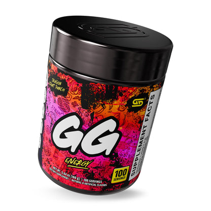 Gamer Supps GG Energy - Dragonfruit Punch (100 Servings) - Keto Friendly Gaming Energy and Nootropic Blend, Sugar Free + Organic Caffeine + Vitamins, Powder Drink Gamer SuppsBuy Supplements Australia