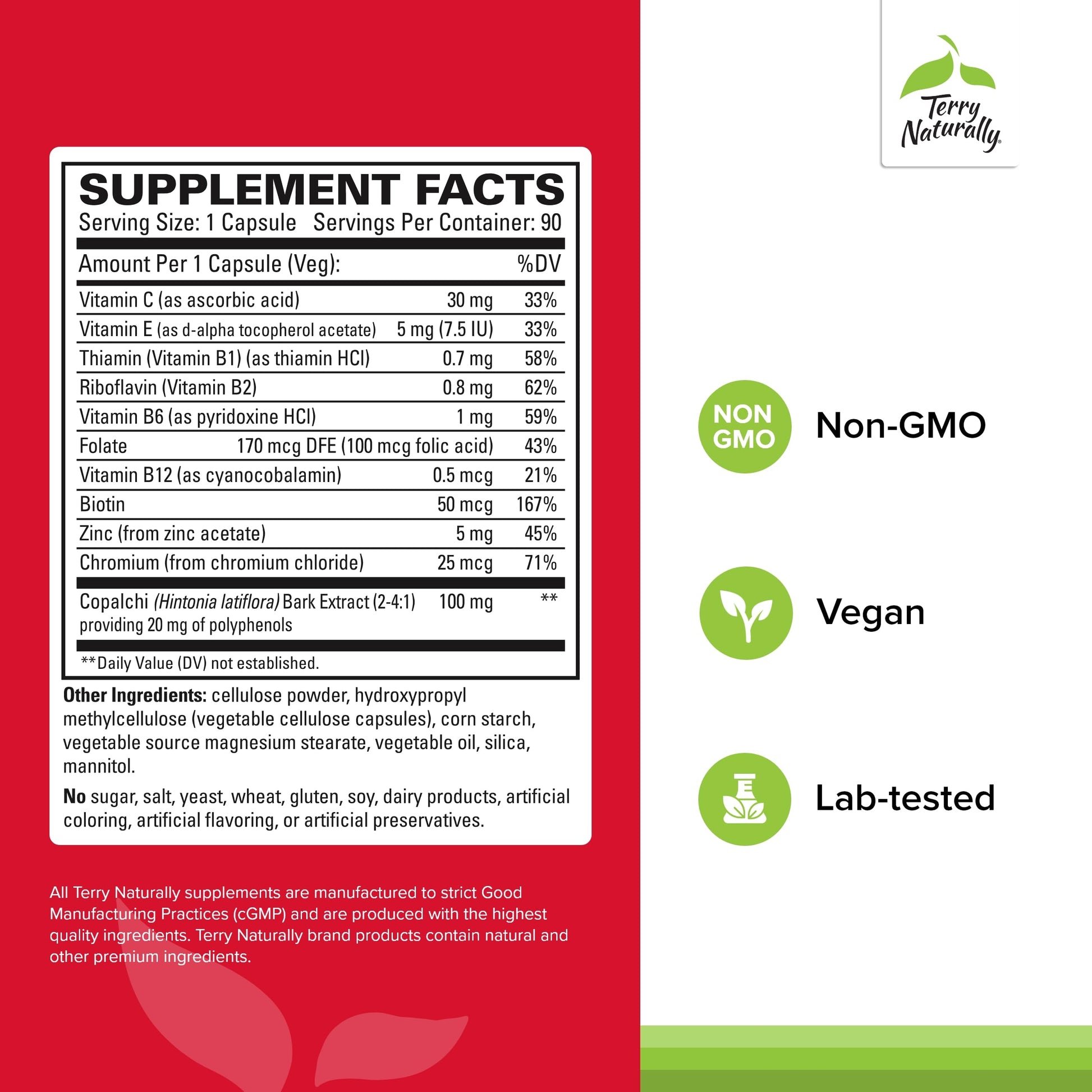 Terry Naturally Sucontral D - B-Complex & Folate Supplement - Carbohydrate Metabolism Support - Vitamin & Mineral Supplement with Zinc & Chromium - 60 Capsules (Pack of 3) Terry NaturallyBuy Supplements Australia