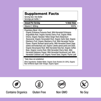 Dr. Schulze's Herbal Shot | Organic Extract | Gluten-Free & Non-GMO for Immune System Support | Total 9 Fl. Oz. | 6 Servings Dr. Schulze'sBuy Supplements Australia
