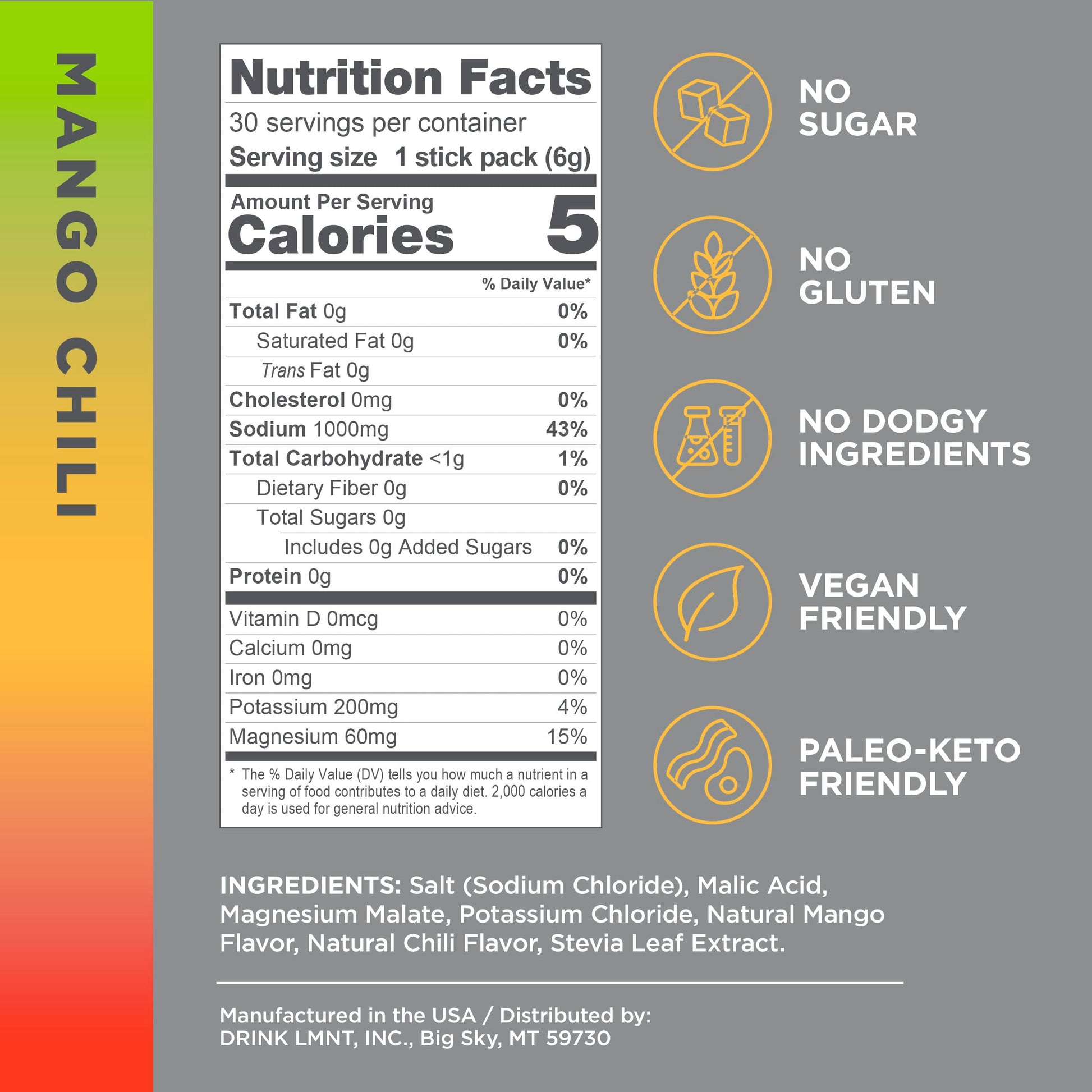 LMNT Keto Electrolyte Powder Packets | Paleo Hydration Powder | No Sugar, No Artificial LMNT ELEMENTAL LABSBuy Supplements Australia