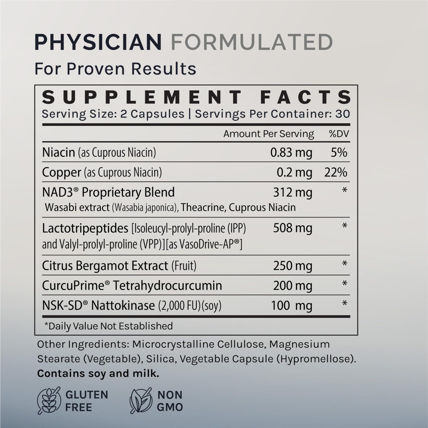 InfiniWell InfinWell Cardio Prime+ Heart Health Supplements - Antioxidants & Innovative Peptides for Cardiometabolic Health - NAD3 & Nattokinase for A Healthy Heart & Metabolic Balance (60 Capsules) InfiniWellBuy Supplements Australia