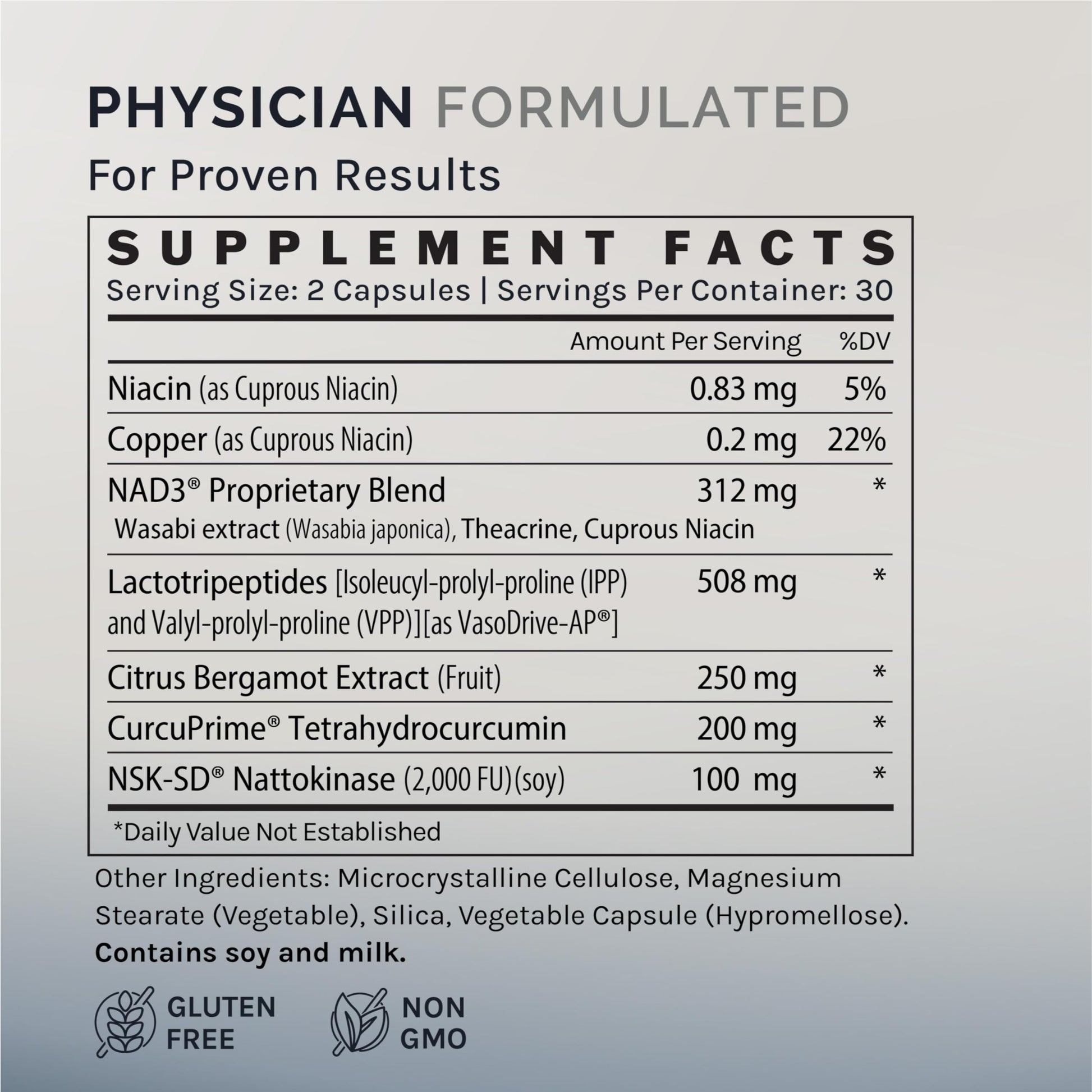 InfiniWell InfinWell Cardio Prime+ Heart Health Supplements - Antioxidants & Innovative Peptides for Cardiometabolic Health - NAD3 & Nattokinase for A Healthy Heart & Metabolic Balance (60 Capsules) InfiniWellBuy Supplements Australia