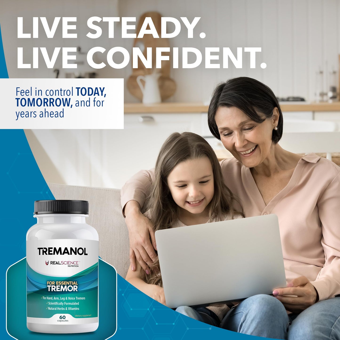 Tremanol Natural Aid Herbal Supplement – Includes Vitamin B2 & B12, Passionflower & Skullcap – 60 Caps (Pack of 6) – Made in USA TremanolBuy Supplements Australia