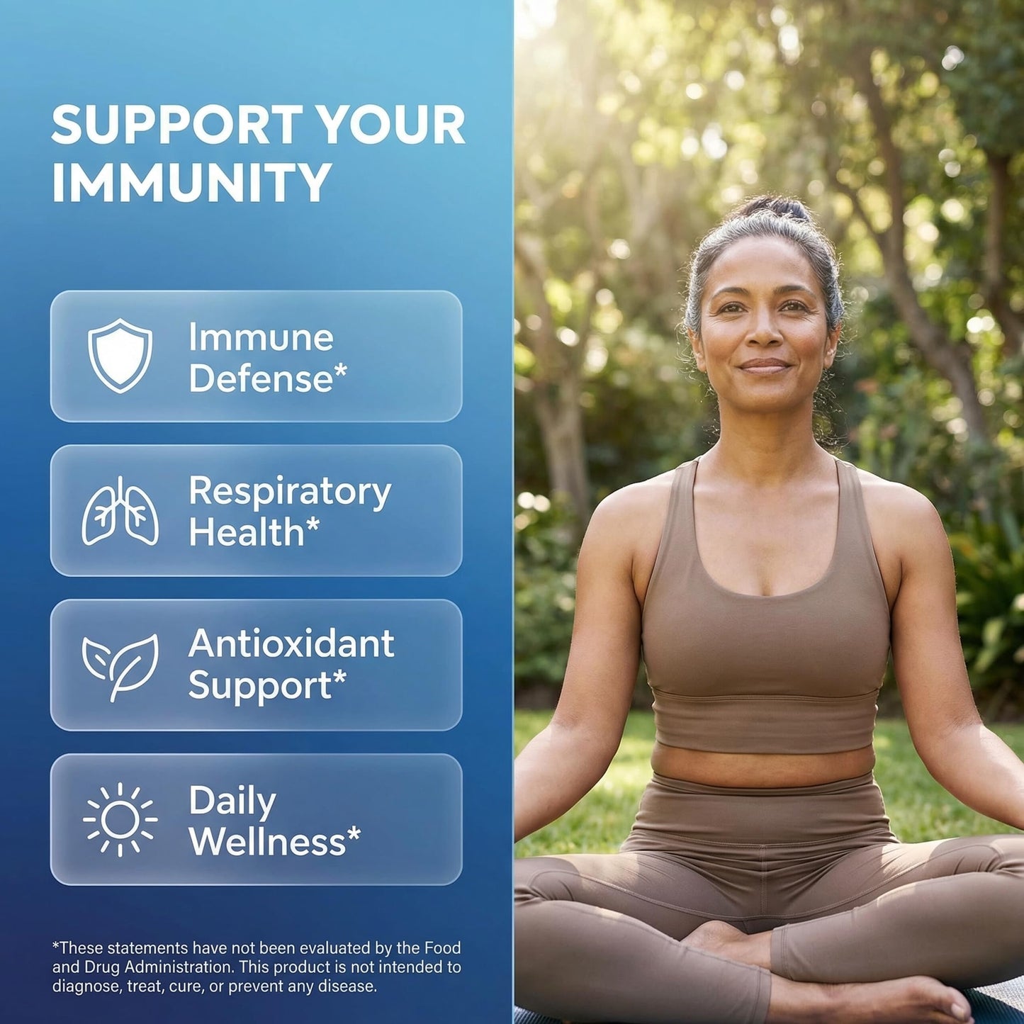 Clean Nutraceuticals Immune Defense Support Supplement 8 in 1 with Zinc 50mg Quercetin, VIT C 1000mg, Vitamin D3 5000 IU, Elderberry, Ginger