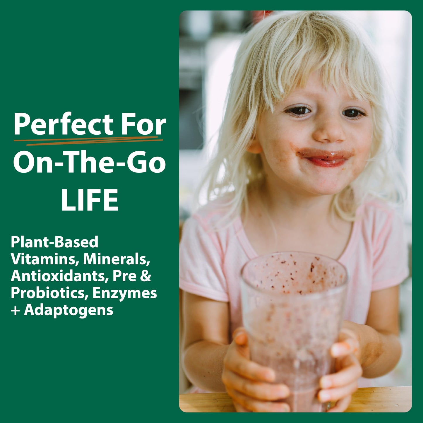 MacroLife Naturals MacroCoco Super Greens Drink, Chocolate Powder Superfood for Kids & Teens - Whole Food Fruit & Vegetable Multi-Vitamins Probiotics Digestive Enzymes & Fiber Supplement - 32 Servings MacroLife NaturalsBuy Supplements Australia