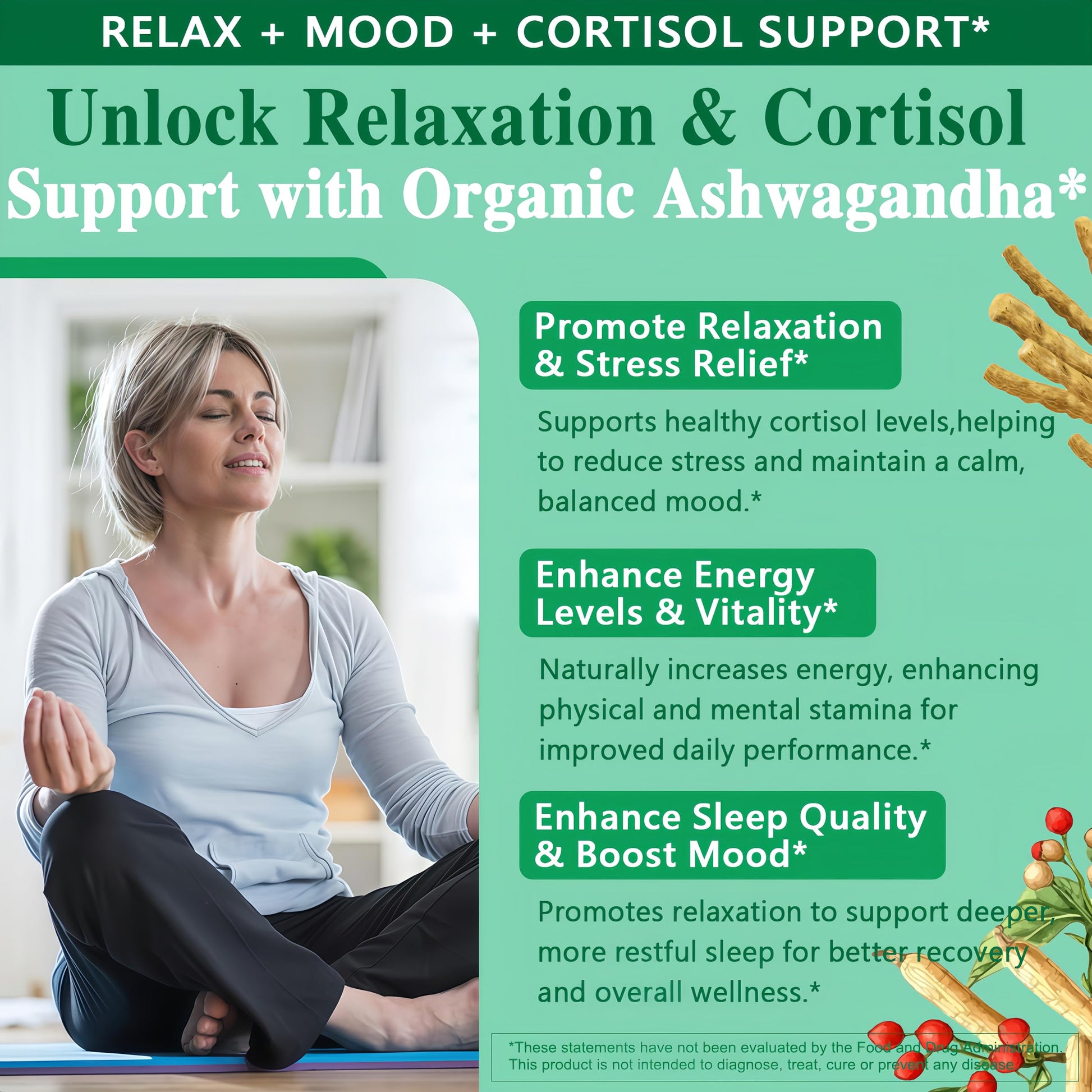Organic Ashwagandha Drops,High Absorption Ashwagandha Extract Tincture for Stress Relief,Relaxation,Cortisol Support,Ashwagandha for Women & Men with Magnesium,L Theanine,Black Seed Oil,Vegan,Non-GMO HZZYPLANTBuy Supplements Australia
