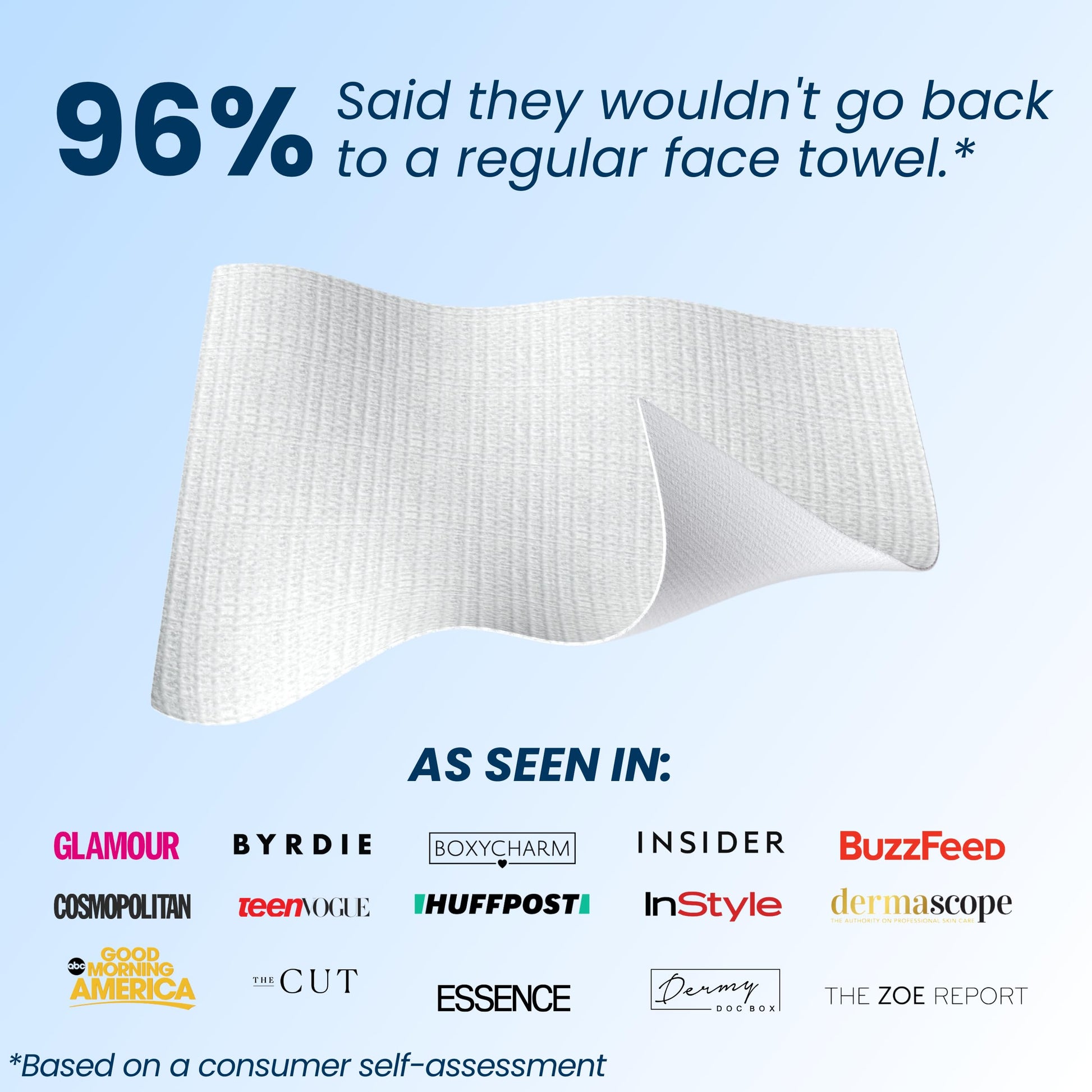 Clean Skin Club Clean Towels XL, Biodegradable Dermatologist Approved CLEAN SKIN CLUBBuy Supplements Australia