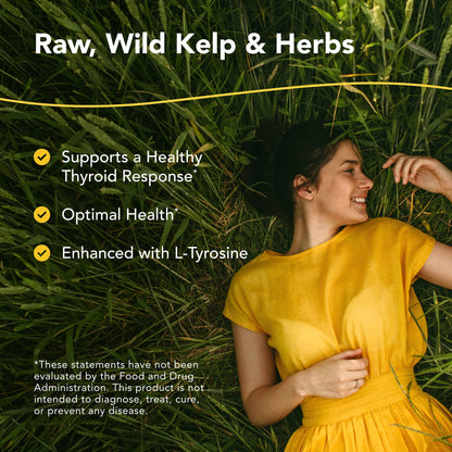 NORTH AMERICAN HERB & SPICE Thyroset - 90 Capsules - Wild Kelp & Herbs Blend - Healthy Thyroid Support - Contains Trace Minerals, Natural Iodine, Antioxidants & Amino Acids - 45 Servings NORTH AMERICAN HERB & SPICEBuy Supplements Australia
