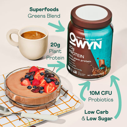 OWYN Only What You Need Vegan Protein Powder, 20g Plant Based Protein, Probiotics OWYN Only What You NeedBuy Supplements Australia
