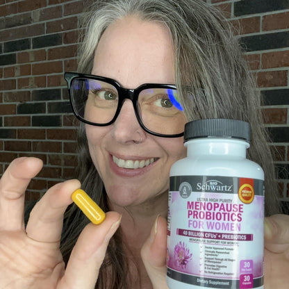 Menopause Support Probiotics for Women - Hot Flashes Night Sweats Mood Swings BioSchwartzBuy Supplements Australia