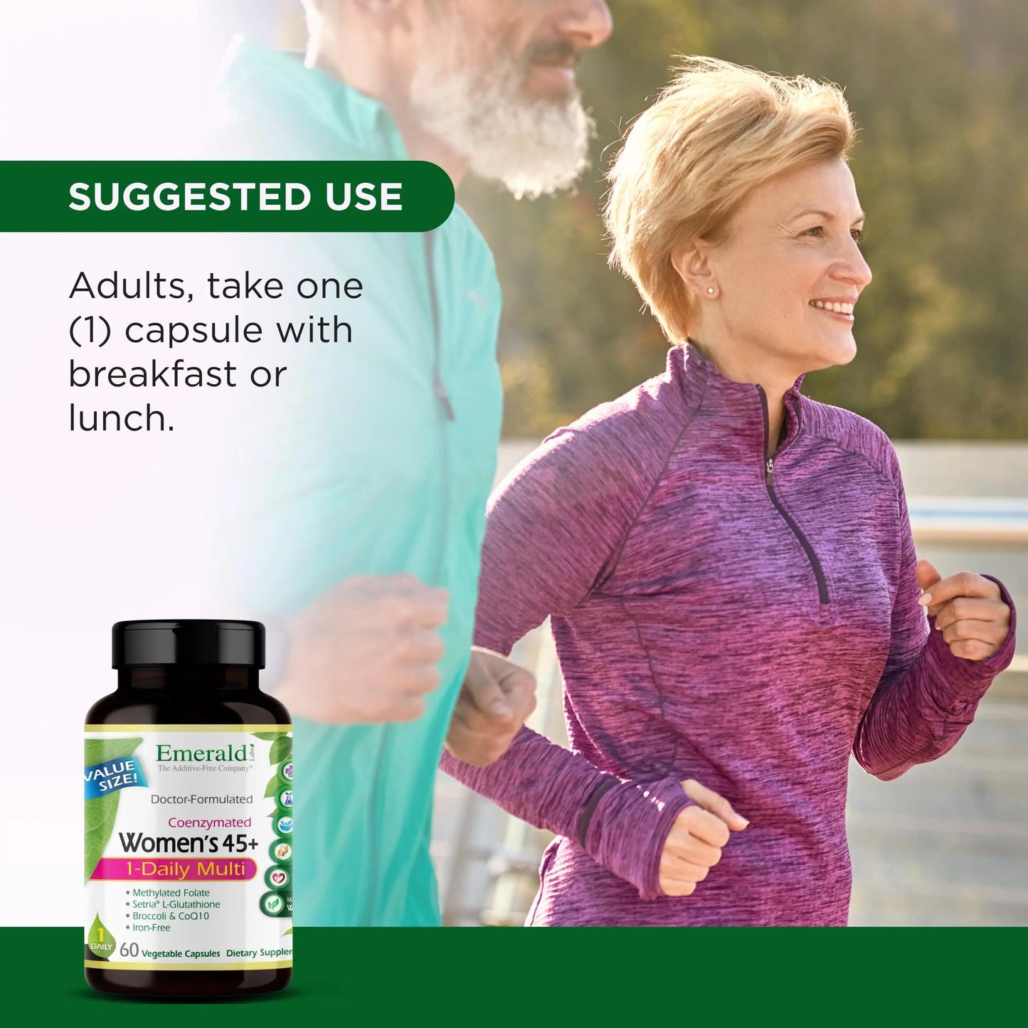 EMERALD LABS Women's 45+ 1-Daily Multi - Complete Multivitamin for Comprehensive Support, Bone & Heart Health* EMERALD LABSBuy Supplements Australia