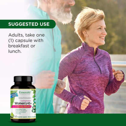 EMERALD LABS Women's 45+ 1-Daily Multi - Complete Multivitamin for Comprehensive Support, Bone & Heart Health* EMERALD LABSBuy Supplements Australia