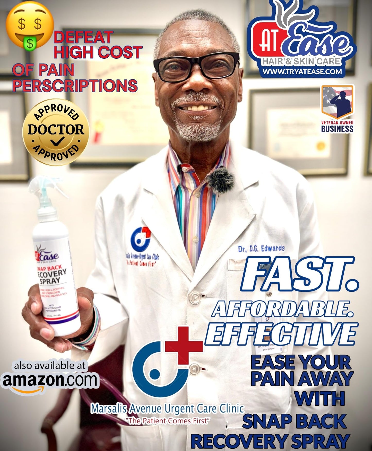 AT Ease Snap Back Recovery Muscle Spray AT EaseBuy Supplements Australia
