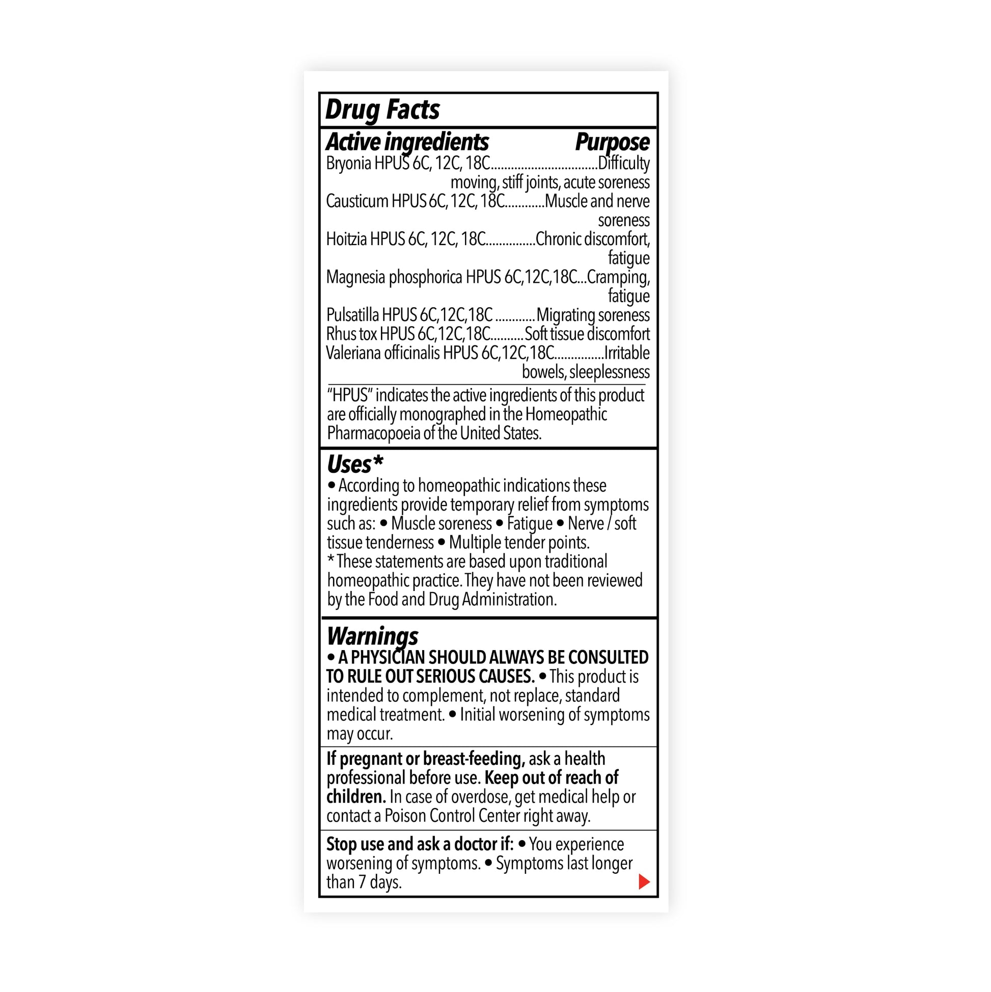 The Relief Products Natural Fibromyalgia Temporary Relief of Muscle Soreness Discomfot Tenderness Difficulty Moving & Joint Pain - 70ct TRP THE RELIEF PRODUCTSBuy Supplements Australia