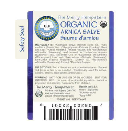 The Merry Hempsters Organic Arnica Salve Gravity Display Case The Merry HempstersBuy Supplements Australia
