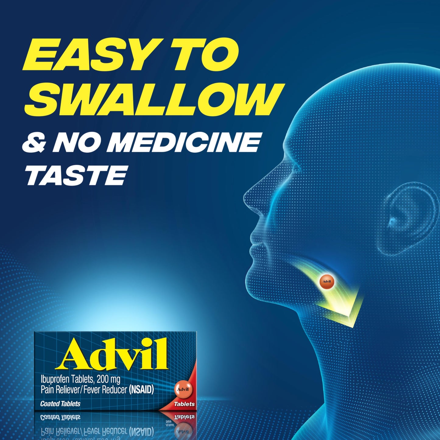 Advil Pain Reliever and Fever Reducer, Ibuprofen 200mg for Pain Relief - 300 Count, Advil PM Pain Reliever and Nighttime Sleep Aid, Ibuprofen for Pain Relief and Diphenhydramine Citrate - 2 Count AdvilBuy Supplements Australia