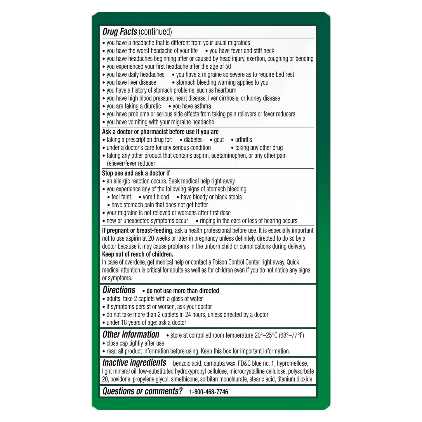 Excedrin Migraine Relief Caplets to Alleviate Migraine Symptoms - 200 Count ExcedrinBuy Supplements Australia