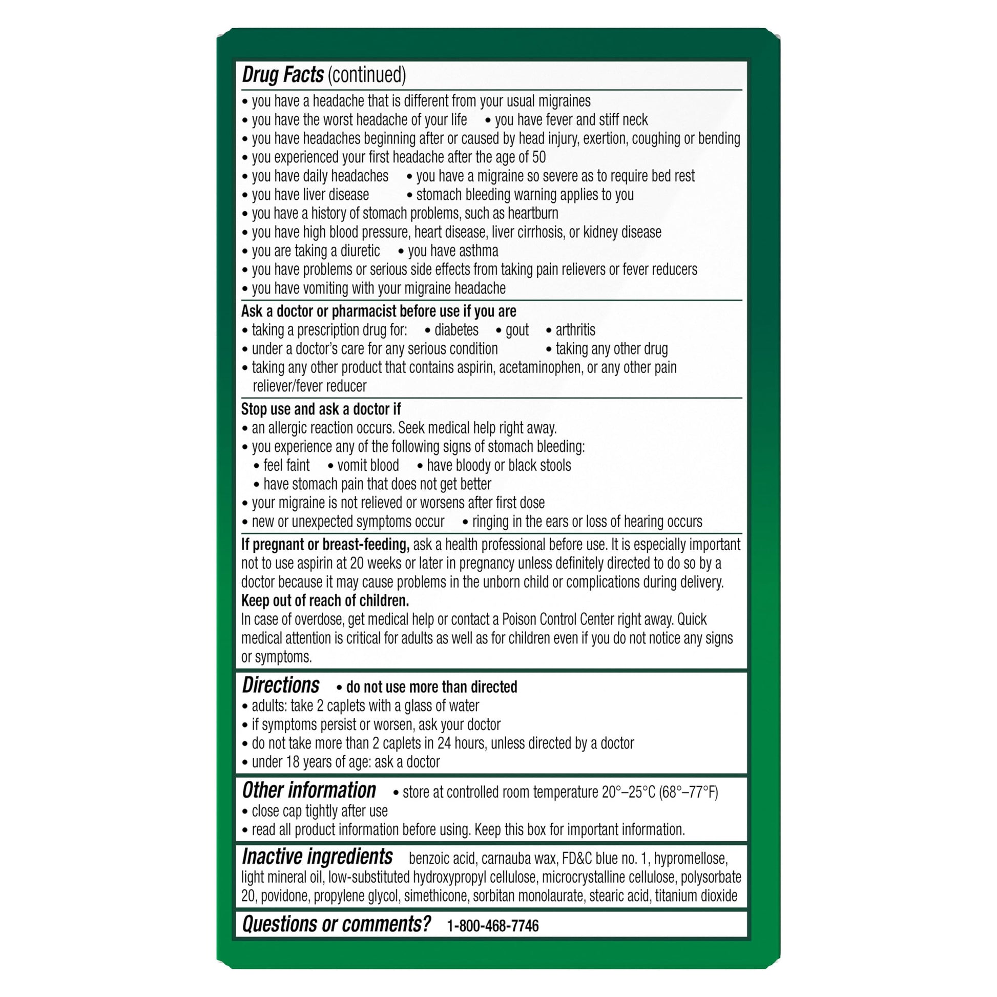 Excedrin Migraine Relief Caplets to Alleviate Migraine Symptoms - 200 Count ExcedrinBuy Supplements Australia