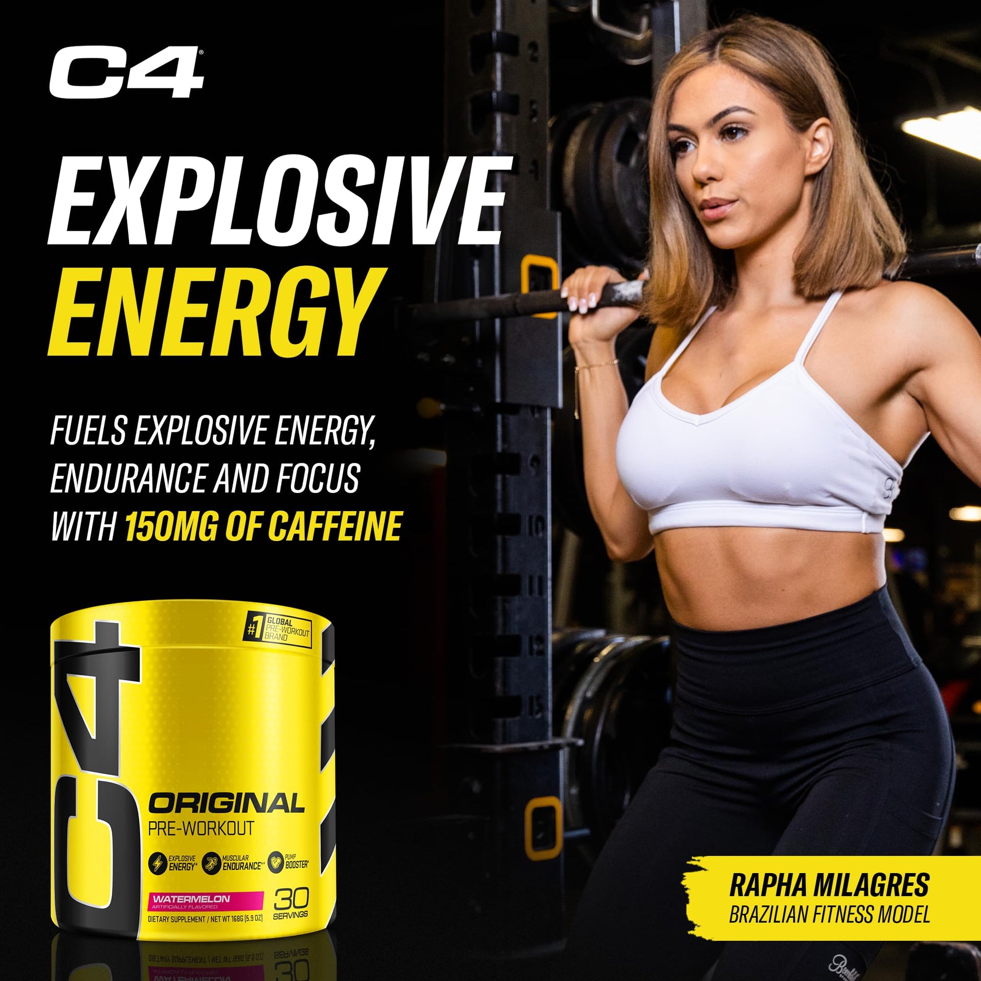 Cellucor C4 Original Pre Workout Powder Watermelon Sugar Free Preworkout Energy CellucorBuy Supplements Australia