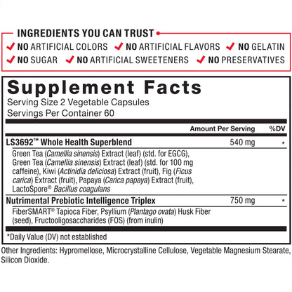Force Factor ProbioSlim + Prebiotic Fiber Weight Loss Supplement for Women and Men Force FactorBuy Supplements Australia