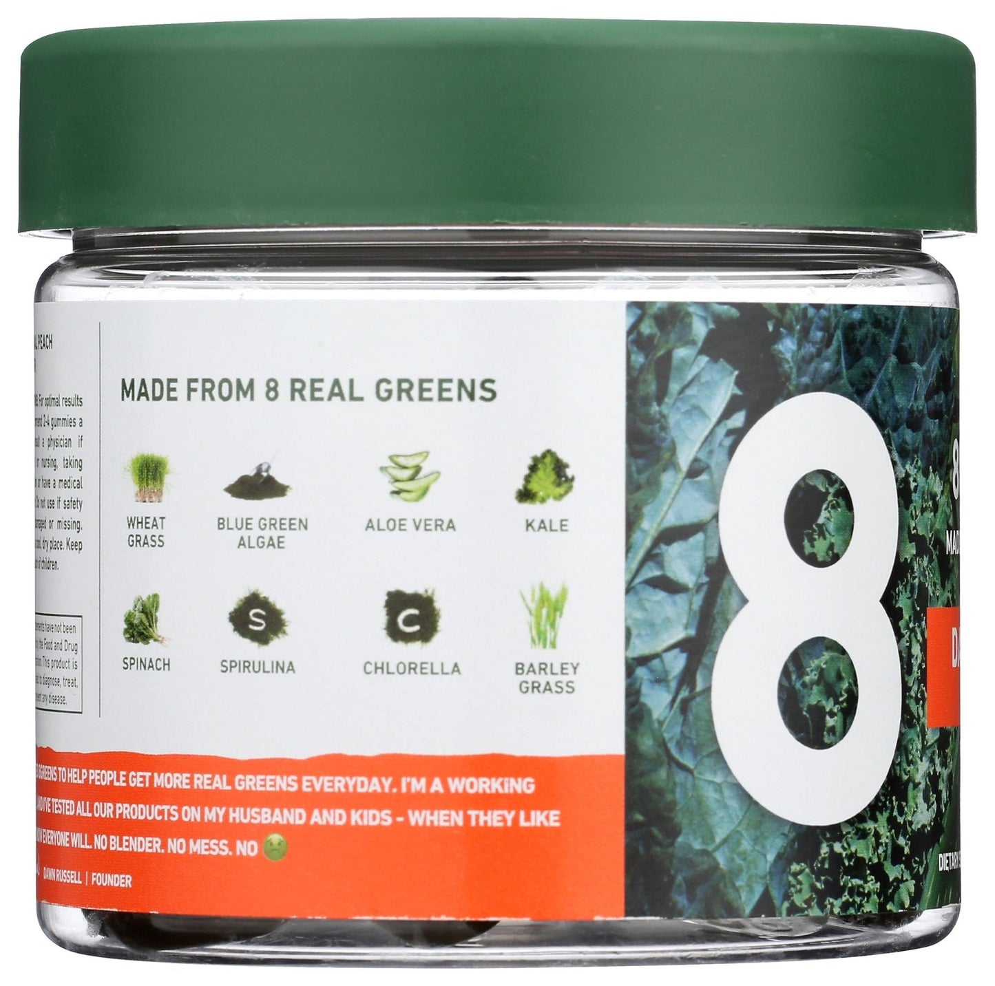 8Greens Daily Greens Gummies - Superfood Booster, Energy & Immune Support - Maple Wellness Supplements