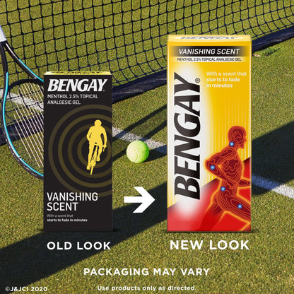 Ben Gay Vanish Scnt Size 2z Bengay Non-Greasy Vanishing Scent Pain Reliever Gel, Pack of 3 Johnson & JohnsonBuy Supplements Australia