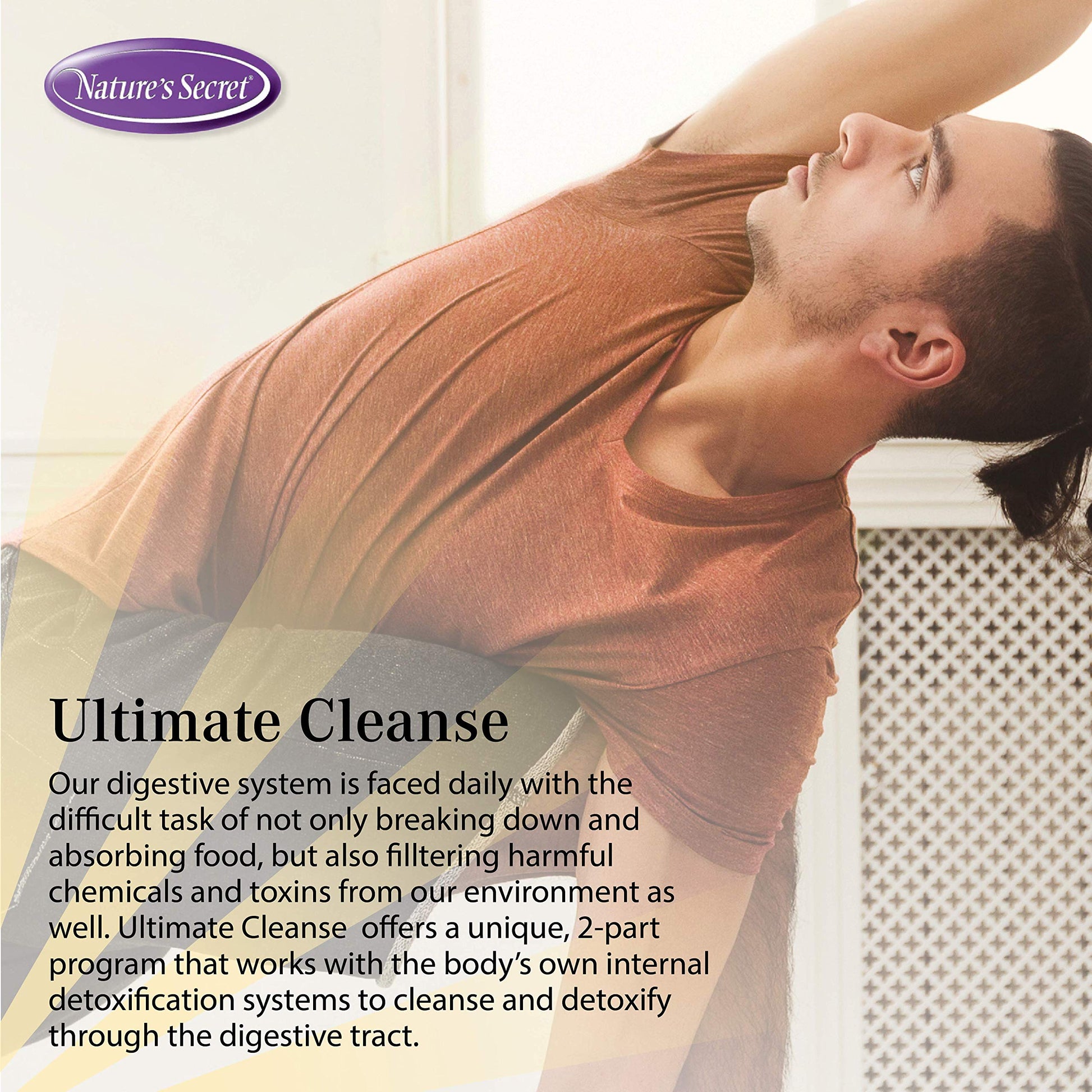 Nature's Secret Ultimate Cleanse 2-Part Total Body Detoxification & Elimination Supports Nature's SecretBuy Supplements Australia