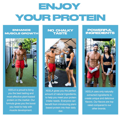 XEELA Plant Based Vegan Protein Powder - Independently Tested - 25g High Protein XEELABuy Supplements Australia