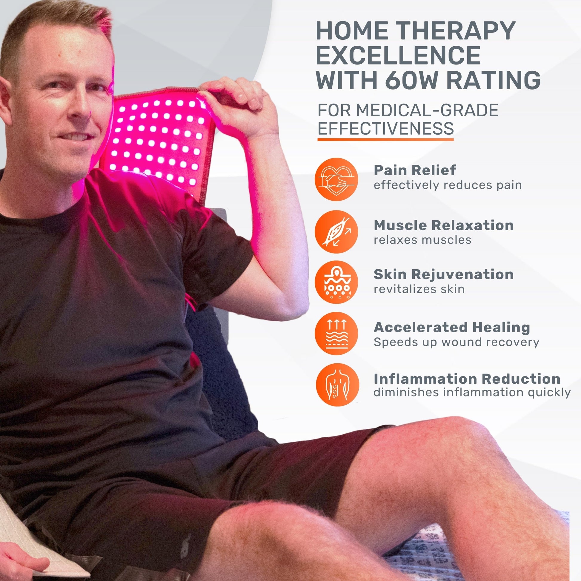 LOOKEE HealGlow Pro Medical Infrared & Red-Light Therapy Belt - LED Technology - 60W Powerful LOOKEEBuy Supplements Australia