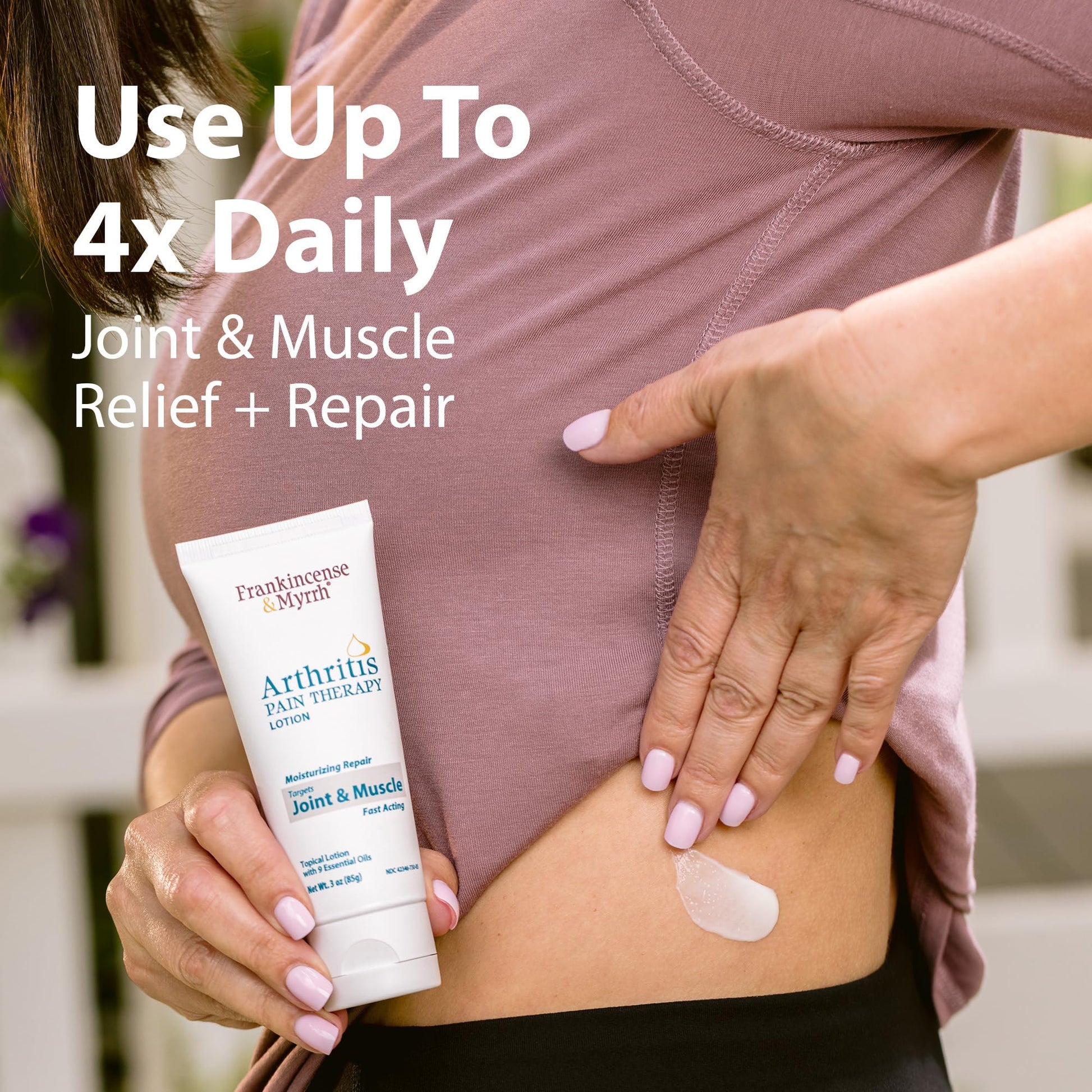 Frankincense and Myrrh Arthritis Pain Reliever Therapy Lotion – Topical Arthritis Pain Relief Cream and Hydrating Skin Repair, Body Relief for Sciatica, Knee, Back, Joints, Neck, Hands, 3 Oz - 1 Pack FRANKINCENSE & MYRRHBuy Supplements Australia
