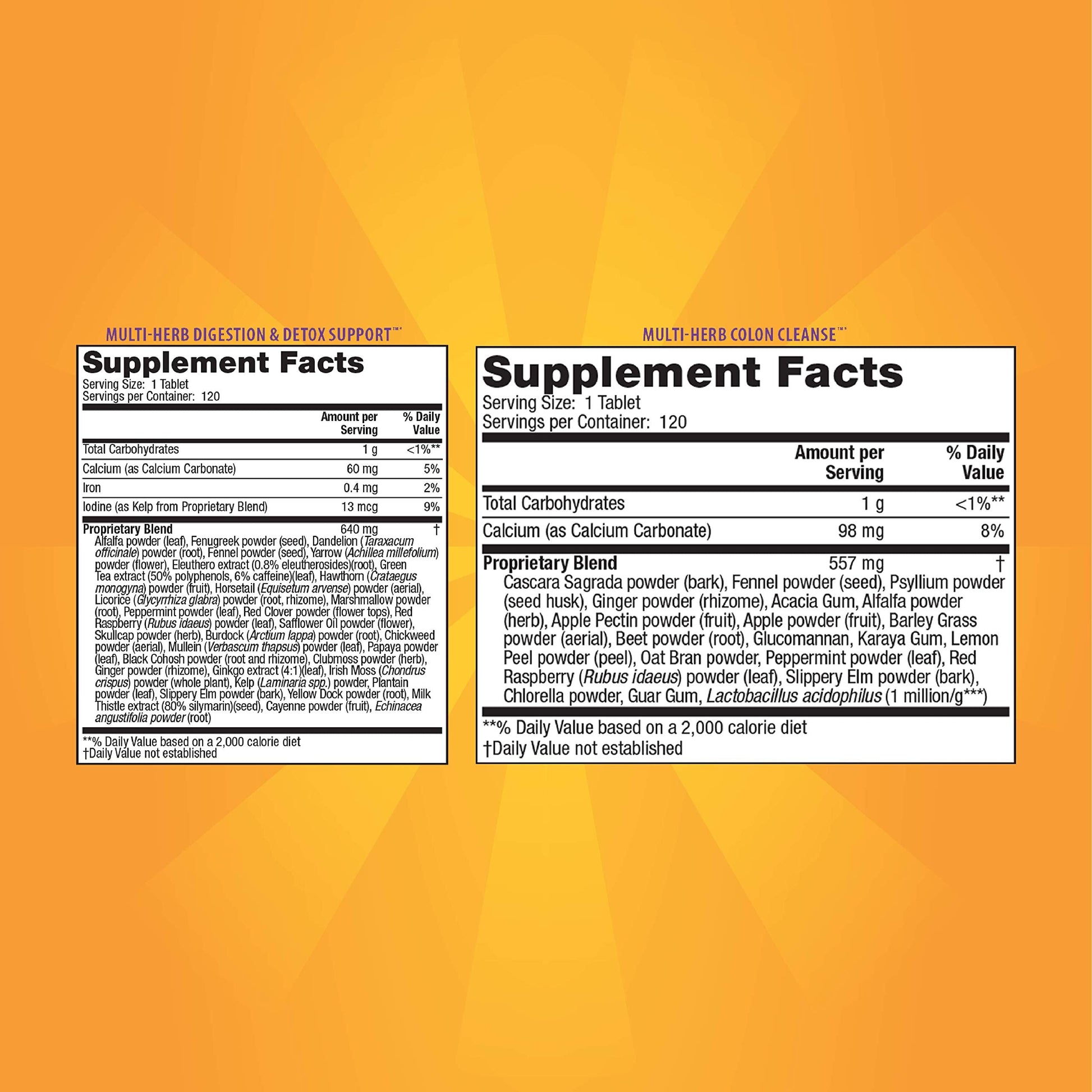 Nature's Secret Ultimate Cleanse 2-Part Total Body Detoxification & Elimination Supports Nature's SecretBuy Supplements Australia