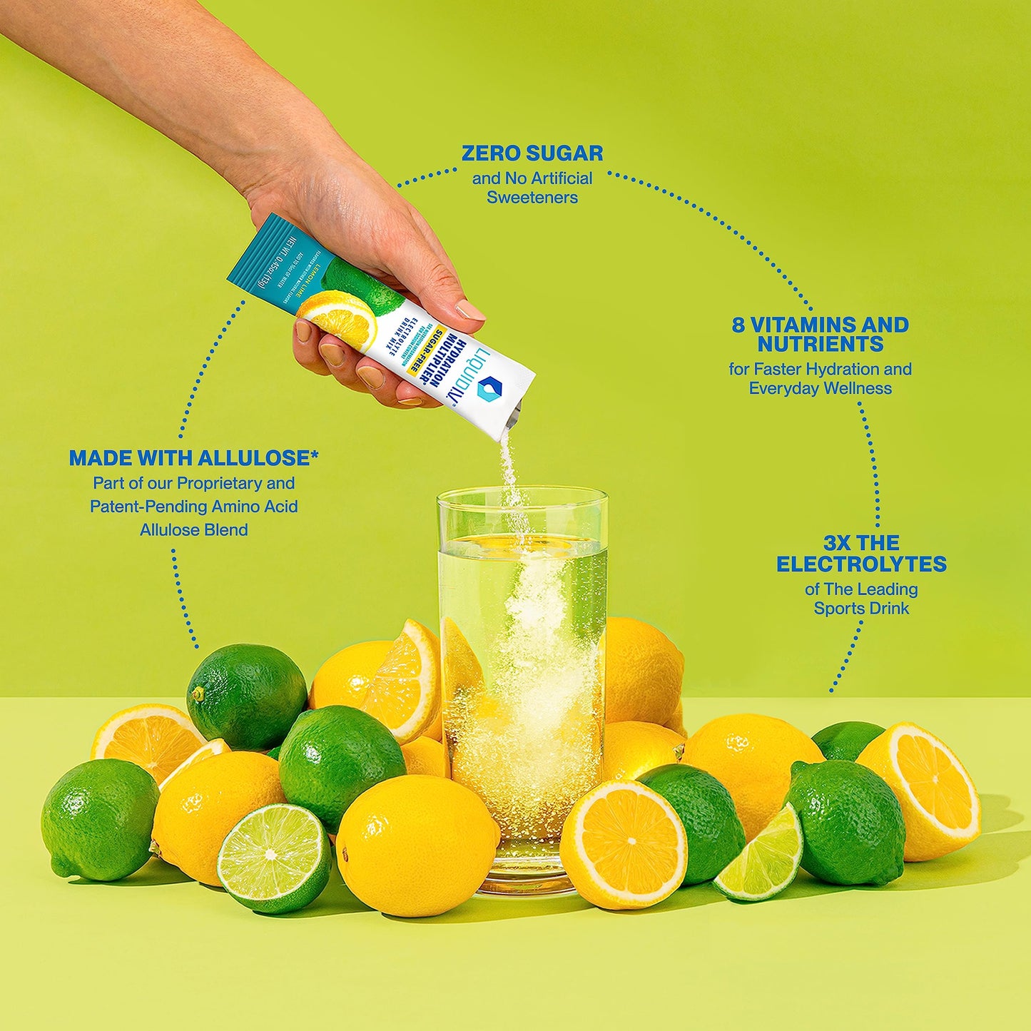 Liquid I.V. Sugar-Free Hydration Multiplier - Lemon Lime – Hydration Powder Packets  Liquid I.V.Buy Supplements Australia