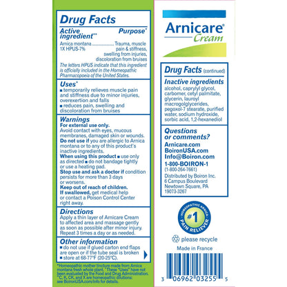 Boiron Arnicare Cream 1.33 oz (Pack of 4) BoironBuy Supplements Australia