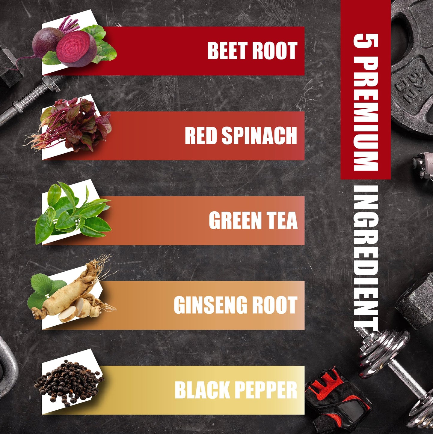 Beet Root, Green Tea, Red Spinach, Ginseng, Black Pepper - 150 Capsules - Supports Digestive, Immune System, Energy Levels - 5 Month Supply BMVINVOLBuy Supplements Australia