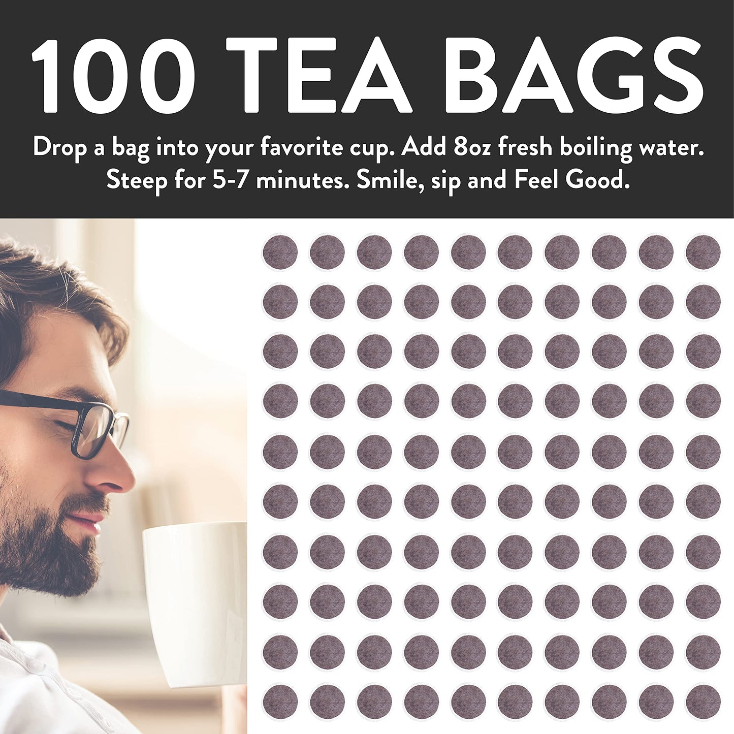 FGO Organic Hibiscus Tea, Eco-Conscious Tea Bags, 100 Count, Packaging May Vary FGOBuy Supplements Australia