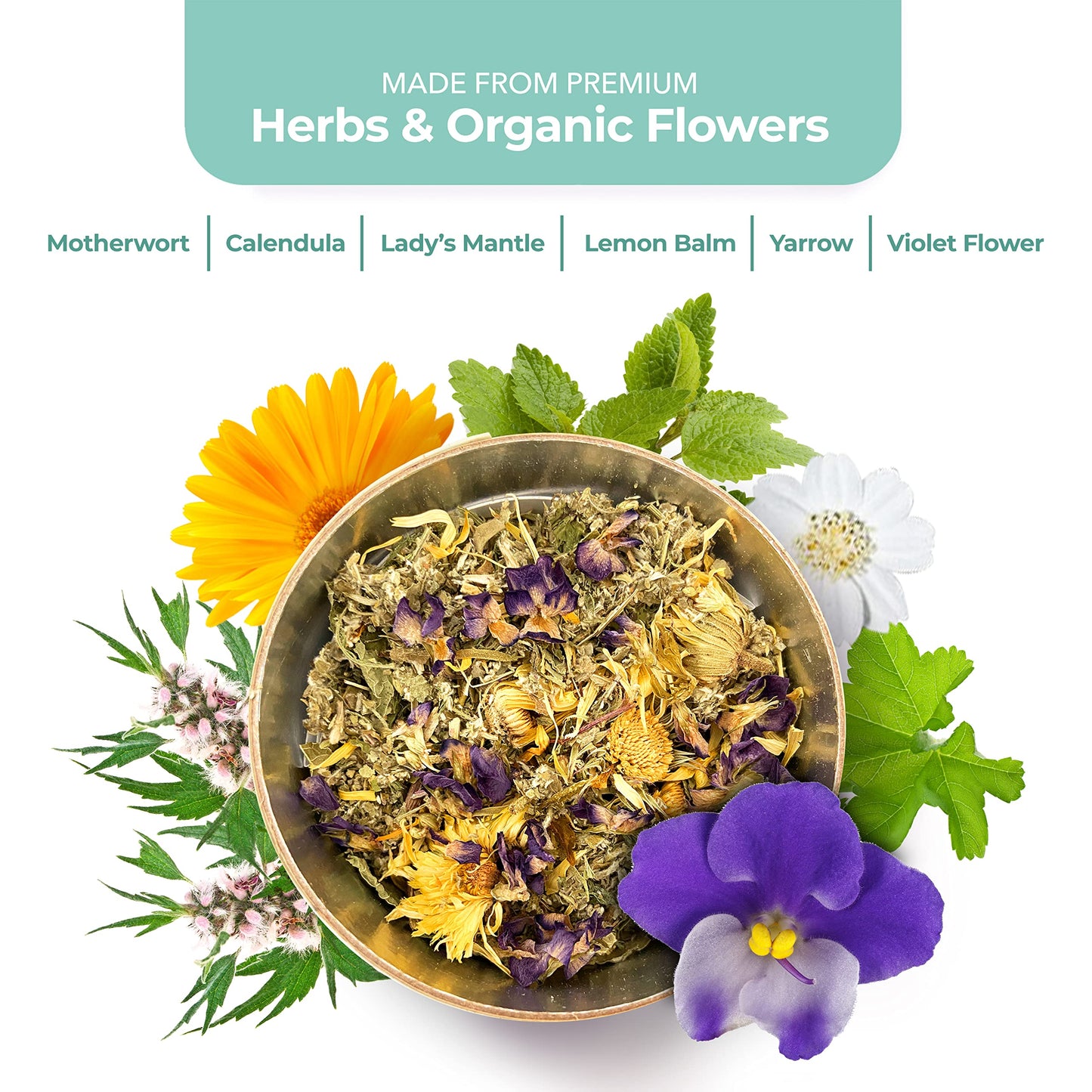 Leiamoon - Vaginal Steam Herbs Blends V Steam Kit for Cleansing, Regulating, and Balancing LeiamoonBuy Supplements Australia