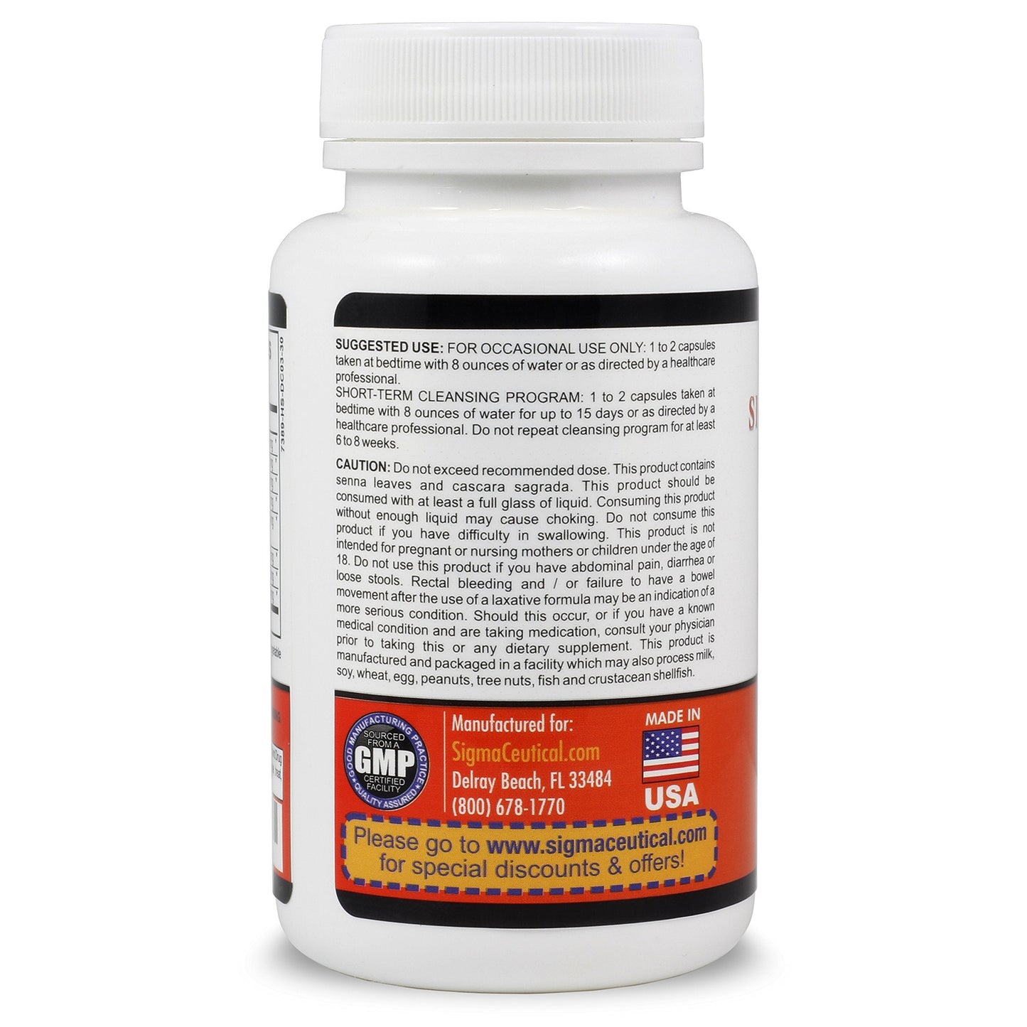 Sigmaceutical 1 Day Colon Cleanse - Detox Cleanse - Bowel Cleanse & Laxative - Bowel Detox SigmaceuticalBuy Supplements Australia