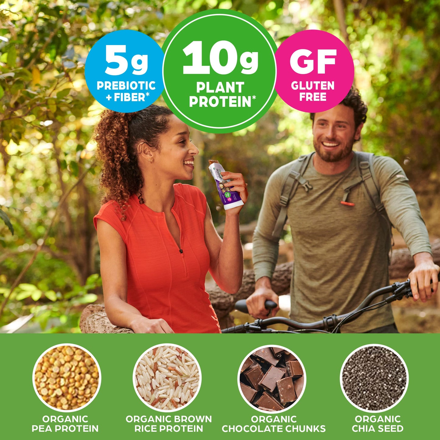 Orgain Organic Vegan Protein Bars, Smores - 10g Plant Based Protein, Gluten Free Snack OrgainBuy Supplements Australia