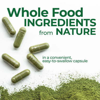 Country Farms Super Greens Vegicaps, 32 Super Foods, Whole Food Supplement, Greens, Fruit, Vegetables, Mushrooms & Probiotics, Rich in Antioxidants & Phytonutrients, 60 Count, 30 Servings Country FarmsBuy Supplements Australia