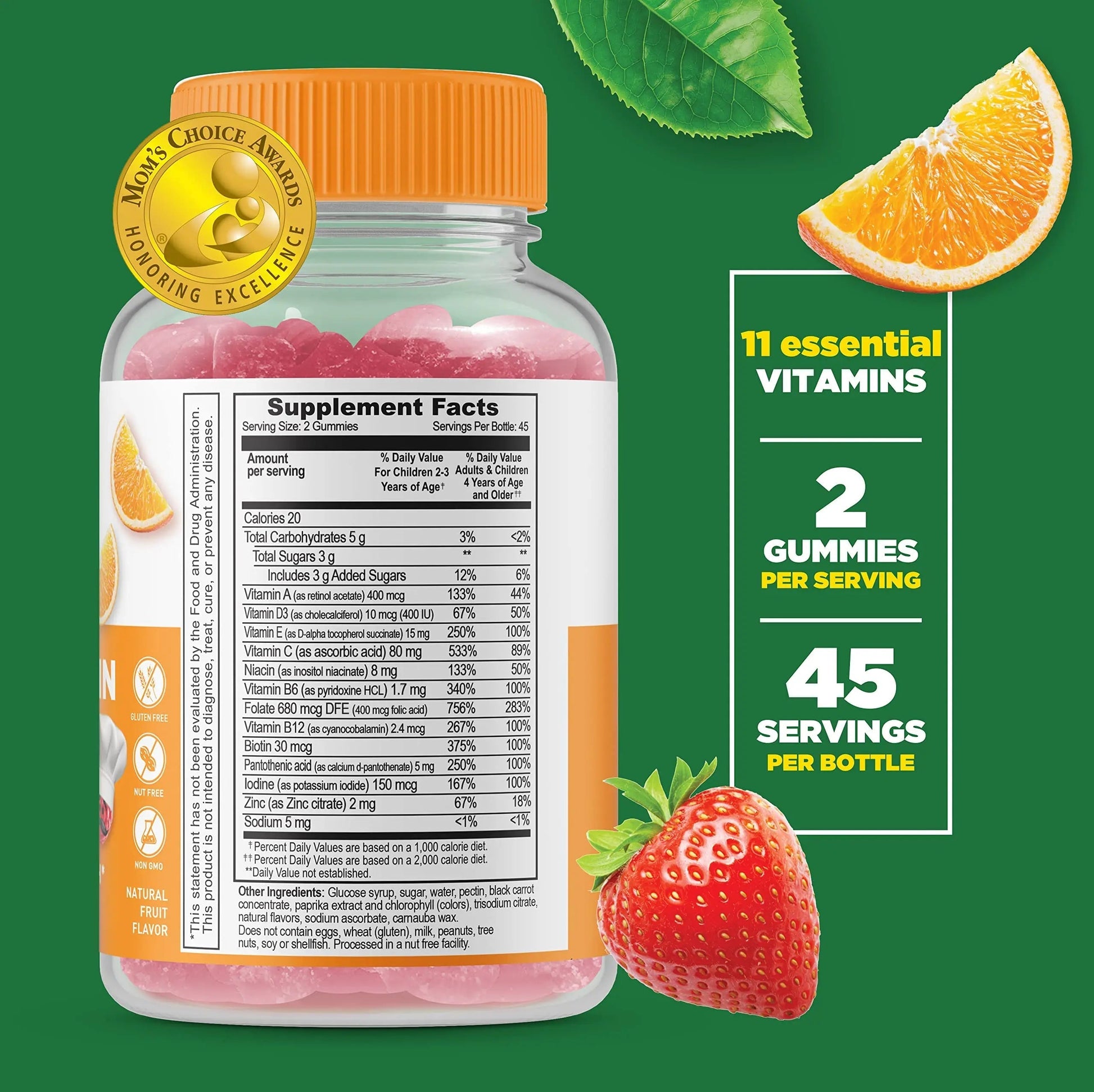 Lifeable Turmeric Curcumin Kids + Multivitamin Kids, Gummies Bundle - Great Tasting, Vitamin Supplement Lifeable