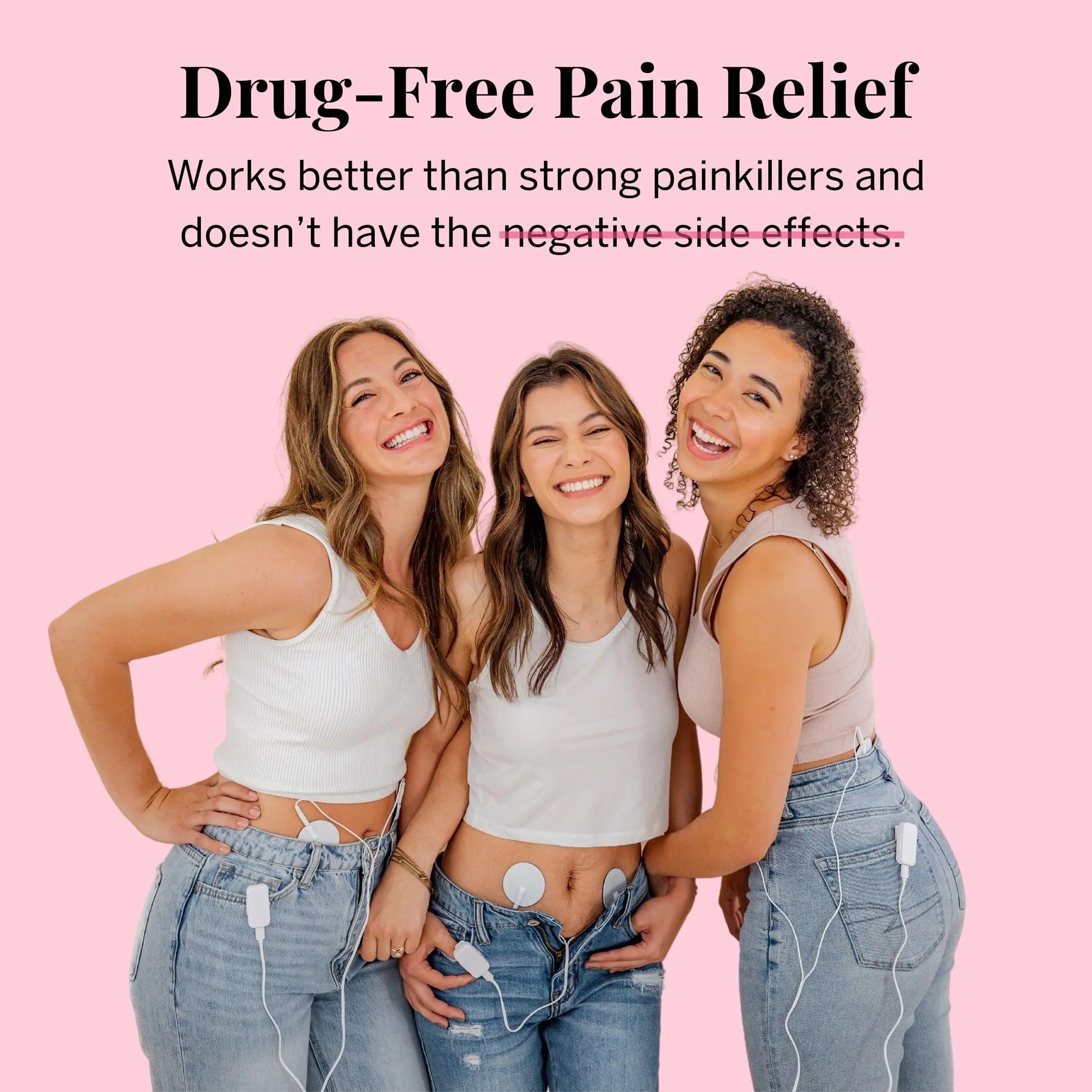 Pixie Period Pain Relief Device - Best PMS Relief Simulator with TENS Technology - Thinnest Wearable Tens Unit - Unnoticeable Under Clothes - Menstrual Cramp Comfort for Feminine Care Pixie CupBuy Supplements Australia